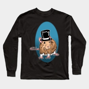 Rat in a Top Hat Long Sleeve T-Shirt